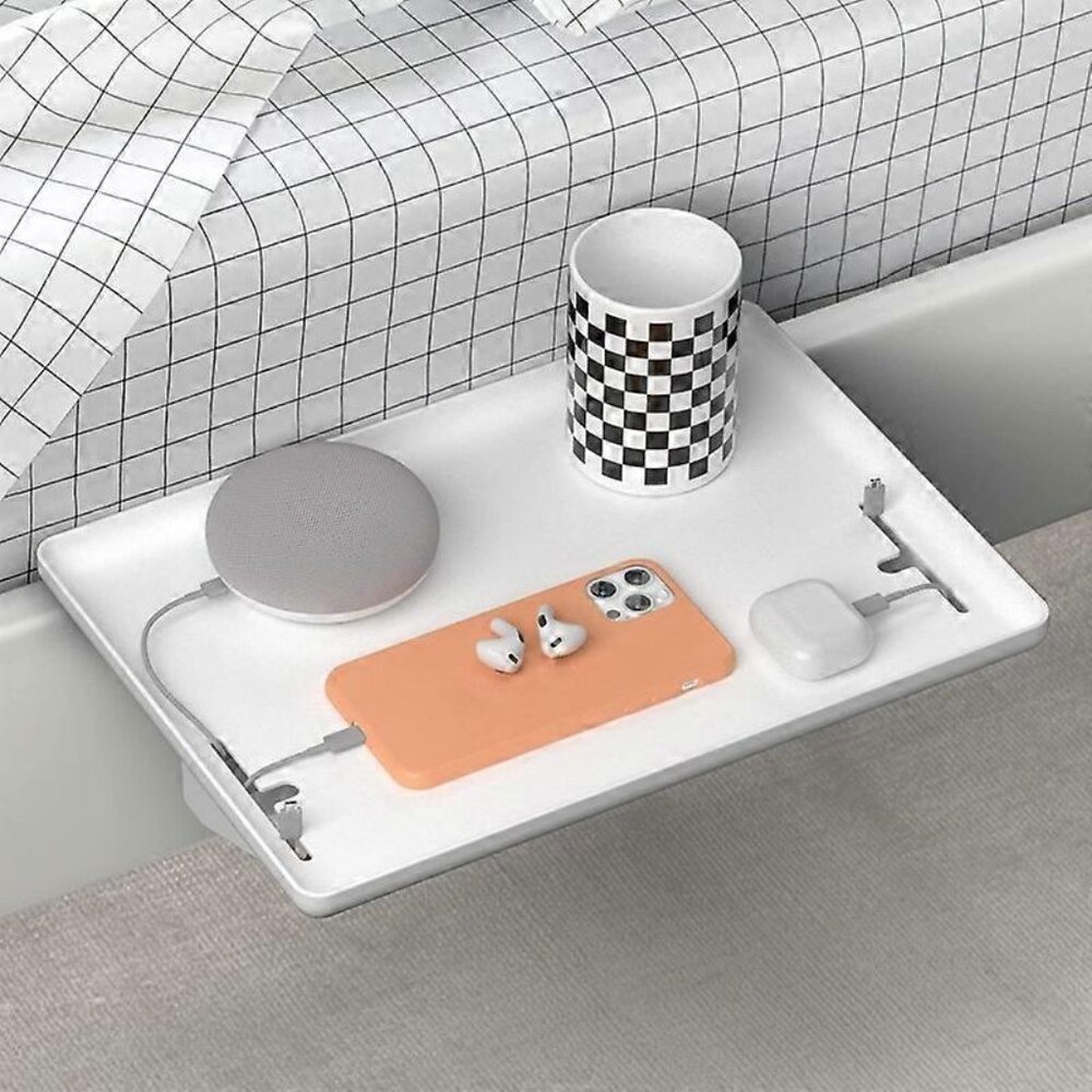 Bedside Shelf NEW White
